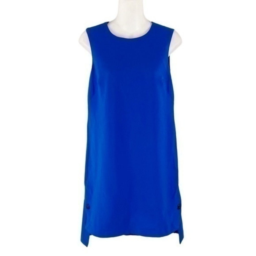 Nicole Miller Artelier cobalt blue shift sleeveless dress